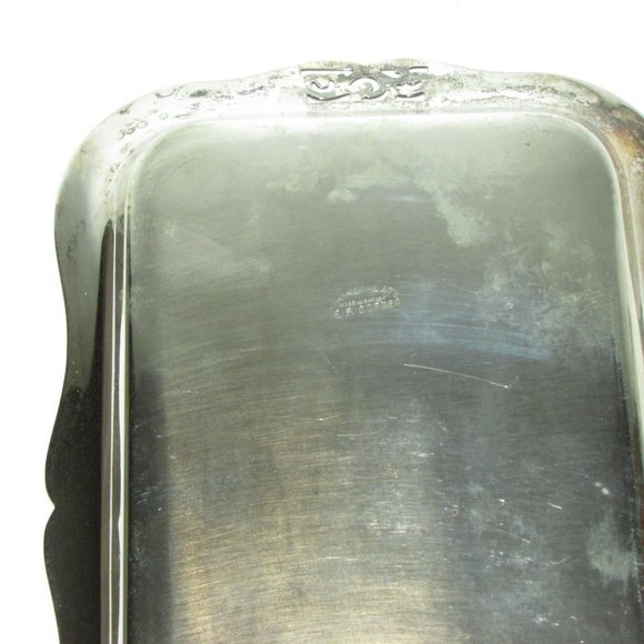 Vintage VIKING Silverplate Creamer Sugar Bowl & Tray Set - Picture 7 of 9